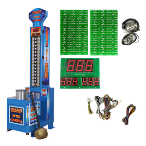 Jeu d'arcade à monnayeur Hercules Power King Hammer Strength Machine, machine de frappe à grand marteau métallique de style sportif - Product Image 1