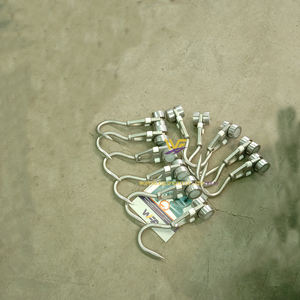 Crochets de poulie de viande d'abattage de bétail Offre Spéciale largement utilisés pour la <span class=keywords><strong>ligne</strong></span> de voie d'abattoir de boucher de vache Halal - Product Image 2