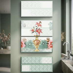 300x600mm China fábrica cocina antideslizante mármol pared porcelana Digital 30x60cm 12x24 azulejos de pared de diseño de cerámica esmaltada brillante - Product Image 3