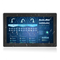 Nouveau cadre en alliage d'aluminium de taille personnalisée haute résolution moniteur à écran tactile plat avant capacitif HD-MI Interface série DVI