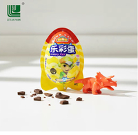 Fournisseur direct d'usine, chocolat noir solide personnalisé OEM pour œufs avec jouets pour enfants et collations au lait, emballage haut de gamme