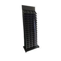 CENTROYAL SQ1 Certifié ISO pour présentoir de carrelage noir sur pied pour échantillons de granit, marbre, céramique, quartz – Vente au détail