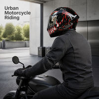 Casque de moto modulable certifié DOT, casque intégral rabattable, casque intégré, unisexe, pour la conduite de scooter électrique