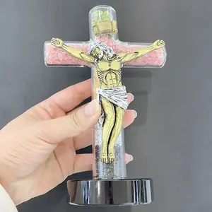 Resina Joseph scultura religiosa Mini gesù croce crocifisso statua