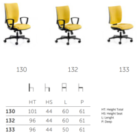 Chaises de bureau de qualité supérieure, fabriquées en Italie, durables, confortables et stables, pour la vente en gros