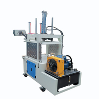 Machine de compression hydraulique à double station pour l'emballage sous vide de literie, oreillers et couettes, haute efficacité