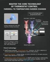 Stepon 25 + ans fabricant OEM ODM salle de bain ensemble de douche intelligent contrôleur robinet affichage numérique mitigeur de douche thermostatique