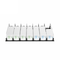 Étagère à boissons boisson poussoir automatique congélateur poussoir paniers organisateur pour congélateur étagère poussoir système de support