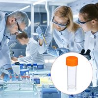 2ml 5ML laboratorio graduado plástico congelado tubos de ensayo con tapa de rosca