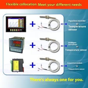 Sonde de température de type K, thermocouple Pt100, avec ressort de compression, filetage à vis, blindée, OEM - Product Image 4