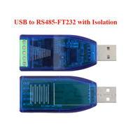 Konverter kabel seri RS485 modul komunikasi industri USB ke RS485 CH340 CH340G CH340T FT232