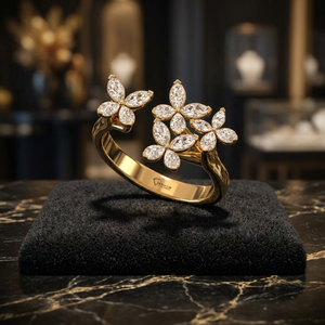 Anillo de Diamante Cultivado en Laboratorio con Corte de Pera Brillante, Plata de Ley 925, Oro de 9K, 14K, 18K, Joyería Fina para Compromiso y Boda para Mujer - Product Image 4