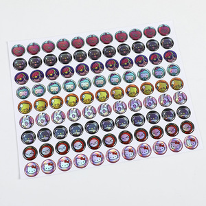 Pegatinas de resina epoxi de dibujos animados Wei Hao, etiquetas autoadhesivas personalizadas para láminas de plástico PVC - Product Image 4