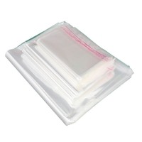 Emballage transparent personnalisé de T-shirt auto-adhésif BOPP sac OPP en cellophane polypropylène refermable