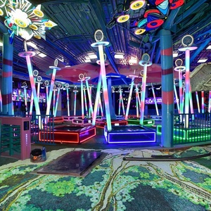 2025 thiết kế mới điện người duy nhất Bungee với ánh sáng trẻ em Trampoline nhảy với ánh sáng - Product Image 1