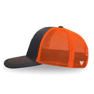 Gorra de malla de color liso con visera, transpirable para verano, estilo béisbol, bordado 3D, gorra trucker al por mayor, en stock - Product Image 1