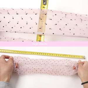 Coreano Plaid Polka Dot <span class=keywords><strong>intestino</strong></span> grueso señoras pelo Ligas Para <span class=keywords><strong>El</strong></span> Cabello malla gasa Color pelo cuerda lindo Organza Scrunchies - Product Image 3