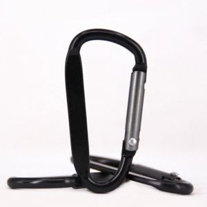 Custom #6 Colorful Hammock Buckle <b>Clips</b> Durable Spring Aluminum D Shaped Carabiner <b>Hook</b> for Camping - Product Image 4