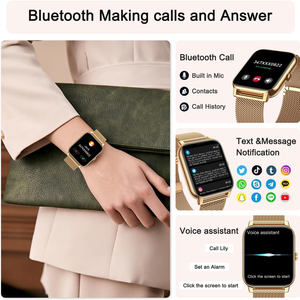 <span class=keywords><strong>Reloj</strong></span> Inteligente para <span class=keywords><strong>Mujer</strong></span> de Alta Calidad, Fabricado en China, con Correa de Metal, Resistente al Agua - Product Image 6