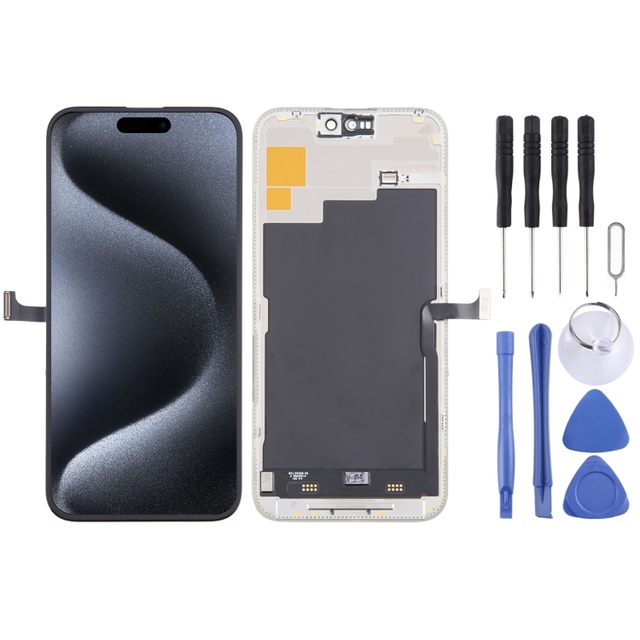 Good Quality Pantalla for iPhone 15 Pro Max OEM LCD Screen with Digitizer Full Assembly Replacement
