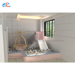 Aire de jeux intérieure pour enfants Soft Play Entertainment Center avec <span class=keywords><strong>piscine</strong></span> à balles et <span class=keywords><strong>toboggan</strong></span> Fun Equipment pour les enfants de 2 à 12 ans - Product Image 6