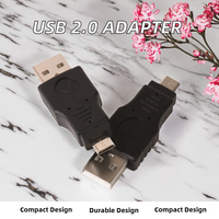 USB 2.0 Type a Mâle vers Micro 5P USB Mâle Adaptateur Connecteur Nouvelle Condition pour Samsung pour HTC pour Téléphones Mobiles
