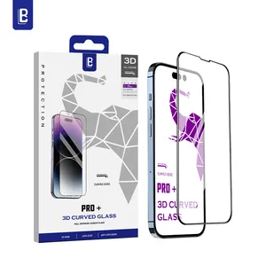 משלוח מדגם 9H 3D מלא מעוקל כיסוי סיטונאי נייד טלפון מזג זכוכית מסך מגן עבור Iphone 15 14 13 12 פרו מקסימום