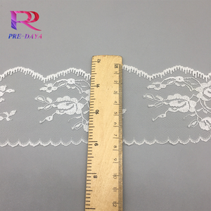 Adorno de encaje de nailon no elástico de 7cm, encaje decorativo con borde de corte suave para vestidos de novia, guantes, juguetes, <span class=keywords><strong>mosquiteras</strong></span>, dobladillo de falda - Product Image 4