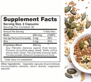 อาหารเสริมลดการหลุดร่วงของเส้นผมผลิตภัณฑ์เสริมการเจริญเติบโตของเส้นผมช่วยลดการหลุดร่วงของเส้นผม - Product Image 4
