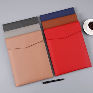 Wholesale A4 Leather File <b>Folder</b> Big Capacity <b>Document</b> Bag Business <b>Folder</b> Stationery Office Storage Bag - Product Image 2