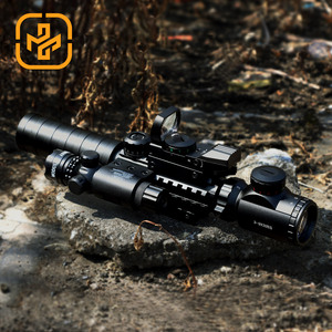 4-in-1 <strong>Scope</strong> 3-9x32 Combo Functional Rangefinder Tactical <strong>Scope</strong> Red Green Dot Reticles Sight Laser Sight - Product Image 5