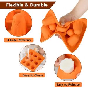 Top Seller Ghost Silicone MoldsNon Stick 3D Halloween Mold for Chocolate <b>Jelly</b> Gummy <b>Pudding</b> Resin Cake Decorations - Product Image 4