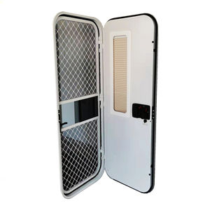 Panneau moderne en aluminium et verre trempé pour camping-car, 1 pièce, porte za, <span class=keywords><strong>caravane</strong></span>, camping-car, portes d'entrée - Product Image 3