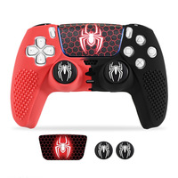 Vente flash - Coque de protection en silicone double couleur personnalisée de marque OEM pour manette de jeu sans fil
