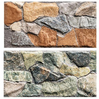 Revêtement mural en blocs de pierre naturelle de design moderne pour façade de villa, taille personnalisée, durable, écologique, revêtement extérieur, revêtement de sol
