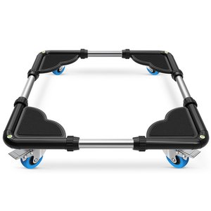 <span class=keywords><strong>Support</strong></span> de <span class=keywords><strong>machine</strong></span> à <span class=keywords><strong>laver</strong></span> rotatif à 360 degrés forte capacité portante rouleau mobile mobile pour appareils ménagers - Product Image 1