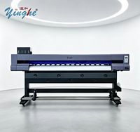 Impresora de Gran Formato Yinghe de Alta Resolución, Modelo de Alta Velocidad de 1.9m para Impresión Detallada de Gráficos Publicitarios, Letreros y Pósters