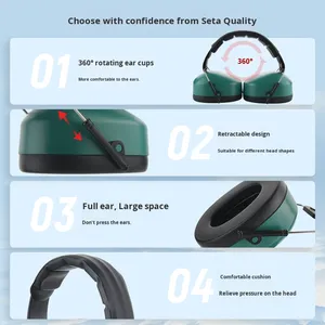 <span class=keywords><strong>Casque</strong></span> audio supra-auriculaire pour le sommeil, réduction du <span class=keywords><strong>bruit</strong></span> industriel, isolation phonique pour <span class=keywords><strong>chantier</strong></span> de construction - Product Image 3