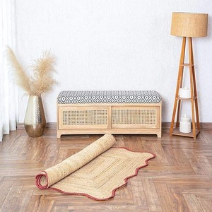 Tapis de porte en jute naturel le plus vendu, fait main, écologique, pour l'intérieur et l'extérieur, disponible au meilleur prix - Product Image 3