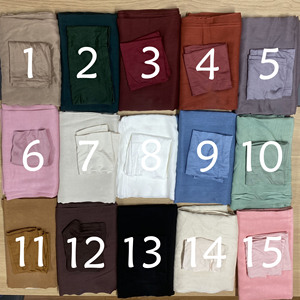 Premium Modal Algodão <span class=keywords><strong>Hijab</strong></span> Xaile Lenço Conjunto com Tampa Interna para o Verão Combinada <span class=keywords><strong>Hijab</strong></span> Muçulmano - Product Image 2