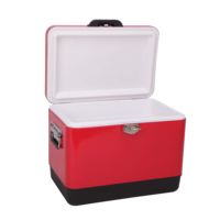 Glacière isotherme vintage 51L en PP, sac isotherme, glacière à roulettes, refroidisseur à vin personnalisable, cadeau promotionnel, réfrigérateur à vin