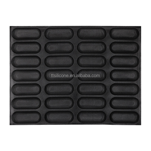 <span class=keywords><strong>Stampo</strong></span> in Silicone per Pane a 28 Scomparti, Forma per Panini Hot Dog, <span class=keywords><strong>Stampo</strong></span> per <span class=keywords><strong>Hamburger</strong></span>, Resistente alle Alte Temperature, <span class=keywords><strong>Stampo</strong></span> da Forno in Silicone per Pane - Product Image 2