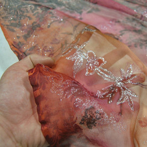 Metalik Lurex Jacquard kain untuk Saris bantal gaun tidur gaun pernikahan polos dicelup untuk anak perempuan dan kain Hiking - Product Image 3