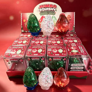 Juguete Antiestrés de Gota de Agua para Navidad 2026, Juguete Blandito de Rebote Lento con Forma de Árbol de Navidad para Aliviar el Estrés, Regalo para Niños - Product Image 6