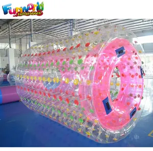 Игра flotante de agua globos надувные acuaticos rodillo de agua pelota de agua gigantes