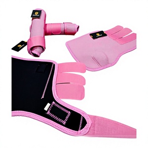 Nuevas botas de neopreno para caballo con diseño occidental, protectores de patas, vendas de seguridad, botas ecuestres para montar, botas de tendón para caballo. - Product Image 1