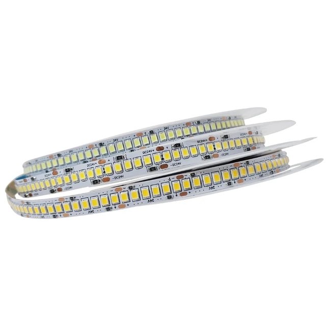 5M Led Strip 12V 24V 220V SMD 2835 Warm White 4000k Flexible Light 120leds 240leds/m for Home Decoration Christmas Party Holiday
