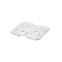 Contenedor Gastronorm de Plástico Duro para Hostelería y Catering, Recipiente Gastronorm de PC Transparente de 10 cm, Tamaño 1/6