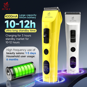 เครื่องตัดขนสัตว์เลี้ยงไฟฟ้าเฟนิซ คัลเลอร์ฟูล โลว์ โนイズ ใช้งานได้นาน สำหรับสุนัขและ<span class=keywords><strong>แม</strong></span>ว ขนยาวและหนา - Product Image 2