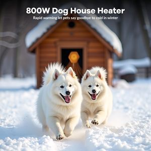 Thermostat mit Einstellbarer Temperatur, 24-Stunden-Timer, Umweltfreundlicher Langlebiger Kunststoff Winter Neujahrs-Hundehütten-Heizer für Hunde, Katzen und Kleintiere - Product Image 2